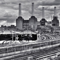 Buy canvas prints of Battersea Power Station by Jan Venter