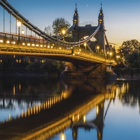Buy canvas prints of Hammersmith Bridge by Jan Venter