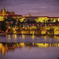 Buy canvas prints of Prague Castle by Jan Venter