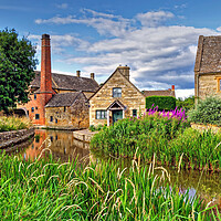 Buy canvas prints of Lower Slaughter Mill Cotswolds Gloucestershire by austin APPLEBY