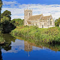 Buy canvas prints of St Peter's Church West Lydford Somerset by austin APPLEBY