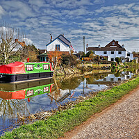 Buy canvas prints of Bridgwater and Taunton Canal Somerset by austin APPLEBY