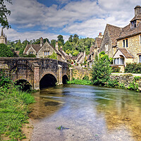 Buy canvas prints of Castle Combe Cotswolds Wiltshire by austin APPLEBY