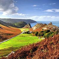 Buy canvas prints of Valley of the Rocks in Autumn by austin APPLEBY