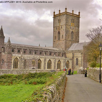 Buy canvas prints of St Davids Cathedral Pembrokeshire by austin APPLEBY