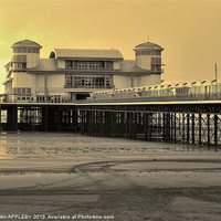 Buy canvas prints of GRAND PIER WESTON-SUPER MARE by austin APPLEBY