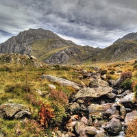 Buy canvas prints of Tryfan Snowdonia North Wales  by austin APPLEBY