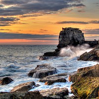 Buy canvas prints of Anglers at Pulpit Rock Portland by austin APPLEBY