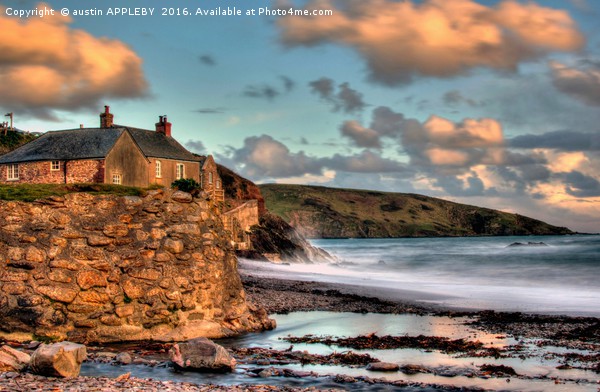 Wembury Beach And Clouds Picture Board by austin APPLEBY