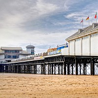 Buy canvas prints of Grand Pier Weston Super Mare by austin APPLEBY