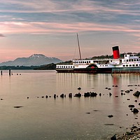 Buy canvas prints of Maid Of The Loch Paddle Steamer by austin APPLEBY