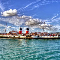 Buy canvas prints of Paddle Steamer Waverley At Weymouth by austin APPLEBY