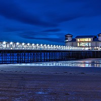 Buy canvas prints of Weston Super Mare Pier At Night by austin APPLEBY