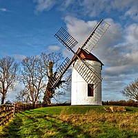Buy canvas prints of Ashton Windmill Chapel Allerton Somerset by austin APPLEBY