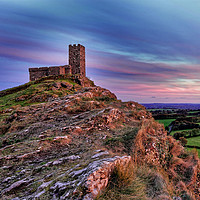 Buy canvas prints of Last Light At Brent Tor by austin APPLEBY
