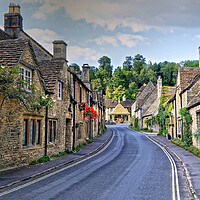 Buy canvas prints of Castle Combe Village Cotswolds Wiltshire by austin APPLEBY