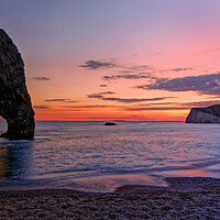 Buy canvas prints of Beside the arch Durdle Door by austin APPLEBY