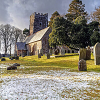 Buy canvas prints of St Mary Magdalene Church Exford Exmoor by austin APPLEBY