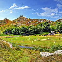 Buy canvas prints of Valley Of The Rocks Cricket by austin APPLEBY