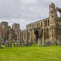 Buy canvas prints of  Elgin Cathedral by Alex Millar