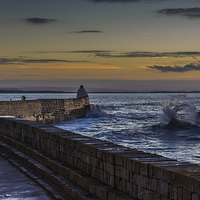 Buy canvas prints of  Burghead Sunset by Alex Millar