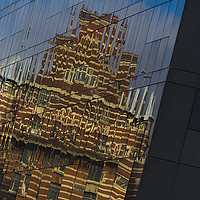 Buy canvas prints of Building Reflection by Alex Millar