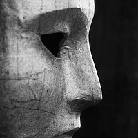 Buy canvas prints of the mask that hides pain by paul haylock