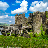 Buy canvas prints of Caerphilly Castle  by Jane Metters
