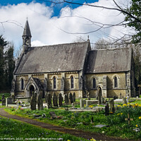 Buy canvas prints of St Teilos Church  by Jane Metters
