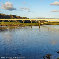 Buy canvas prints of River Ogmore by Jane Metters