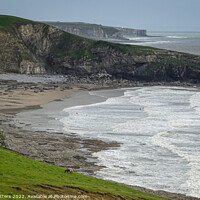 Buy canvas prints of Dunraven Bay  by Jane Metters