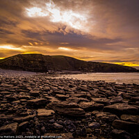 Buy canvas prints of Clouds above Dunraven Bay  by Jane Metters