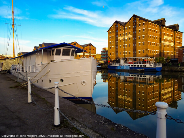 The Docks at Gloucester  Picture Board by Jane Metters