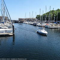 Buy canvas prints of Boats in the Marina  by Jane Metters