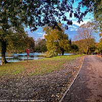 Buy canvas prints of Roath Park Cardiff by Jane Metters