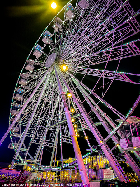 The Ferris Wheel Picture Board by Jane Metters