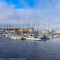 Buy canvas prints of Boats Moored Up by Jane Metters