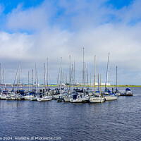 Buy canvas prints of Clouds over the Marina by Jane Metters