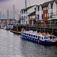 Buy canvas prints of Boats Moored Up by Jane Metters