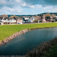 Buy canvas prints of Caerphilly Town by Jane Metters