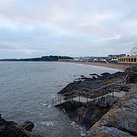 Buy canvas prints of An Evening in Barry Island                         by Jane Metters