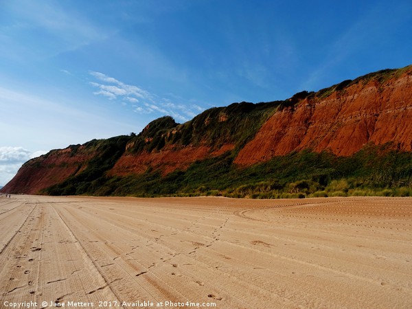    The Red Cliffs of Devon                         Picture Board by Jane Metters
