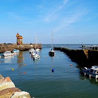 Buy canvas prints of       Lynmouth Harbour                          by Jane Metters