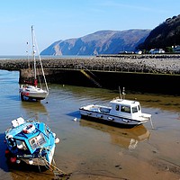 Buy canvas prints of Lynmouth Harbour  by Jane Metters