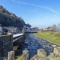 Buy canvas prints of Lynmouth in Summer by Jane Metters