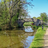Buy canvas prints of A Walk along the Canal by Jane Metters