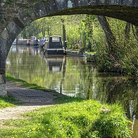 Buy canvas prints of  Canal Life by Jane Metters