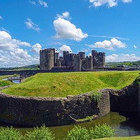 Buy canvas prints of The Castle Of Caerphilly  by Jane Metters
