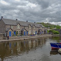 Buy canvas prints of Living by the Canal by Jane Metters