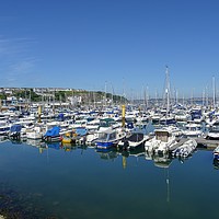 Buy canvas prints of Boats in the Marina by Jane Metters